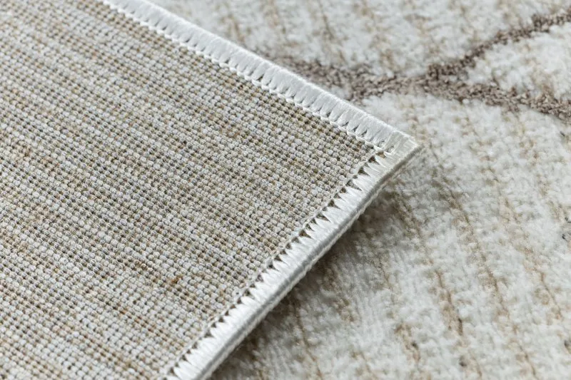BLISS Z201Z128 Teppich creme / beige – Rahmen, geometrisch, modern, strukturell