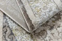 BLISS Z204AZ128 Teppich creme / beige – Rahmen, Ornament, modern, strukturell