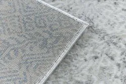 BLISS Z198AZ221 Teppich creme / blau – Abstraktion, modern, strukturell