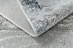 BLISS Z198AZ221 Teppich creme / blau – Abstraktion, modern, strukturell