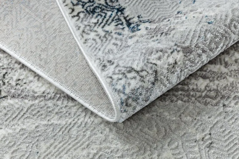 BLISS Z198AZ221 Teppich creme / blau – Abstraktion, modern, strukturell