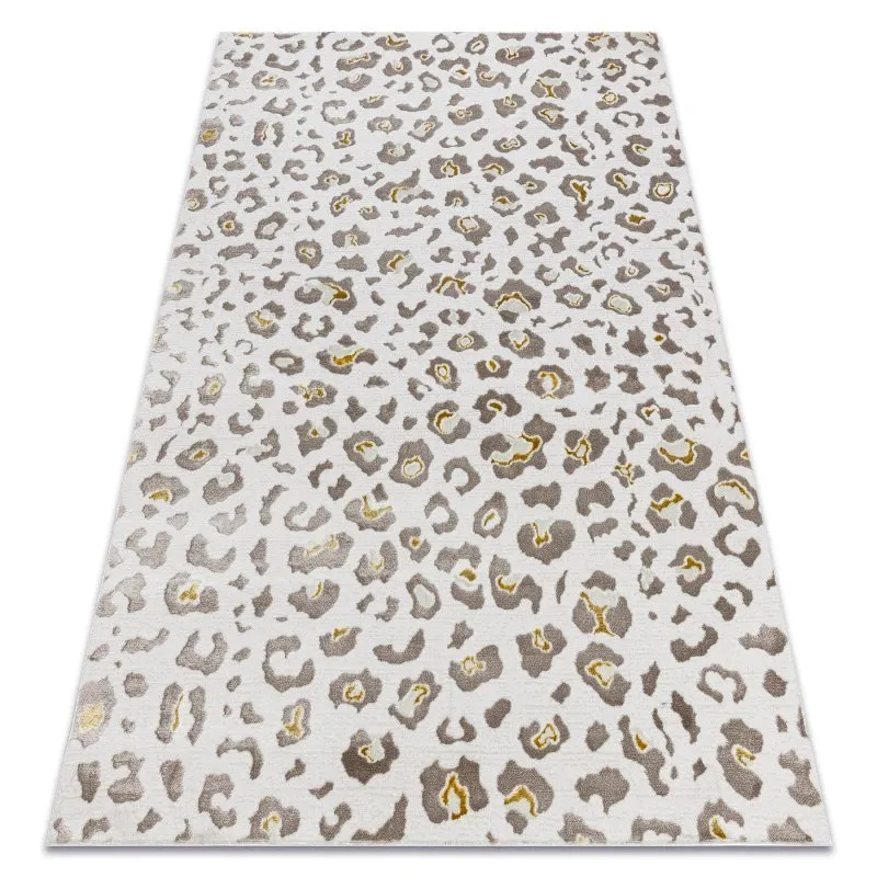 BLISS Z232AZ128 Teppich creme / beige – Leopardenmuster, modern, strukturell