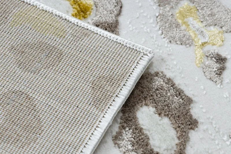 BLISS Z232AZ128 Teppich creme / beige – Leopardenmuster, modern, strukturell