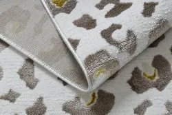 BLISS Z232AZ128 Teppich creme / beige – Leopardenmuster, modern, strukturell