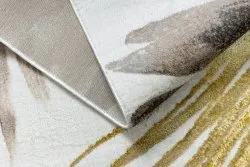 BLISS Z216AZ137 Teppich creme / gold – Palmenblätter, modern, strukturell