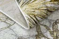 BLISS Z218AZ237 Teppich creme / gold – Blumen, modern, strukturell