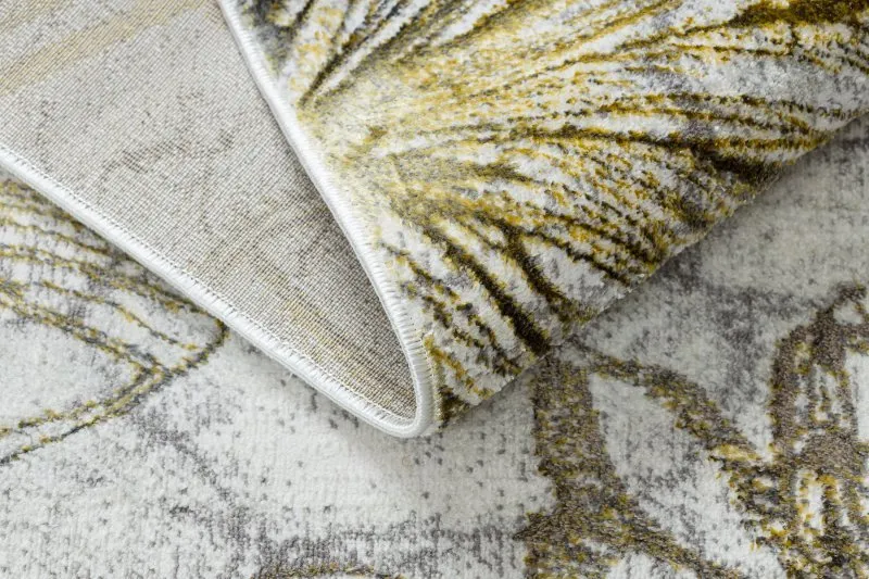 BLISS Z218AZ237 Teppich creme / gold – Blumen, modern, strukturell