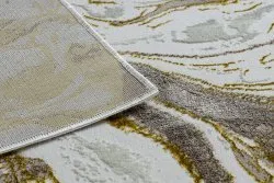 BLISS Z162AZ173 Teppich gold / creme – Abstraktion, modern, strukturell