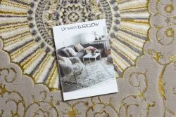 BLISS Z160AZ147 Teppich dunkelbeige / gold – Rahmen, griechisch, Exklusiv, strukturell