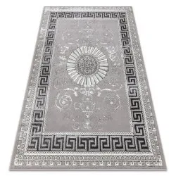 BLISS Z160AZ246 Teppich dunkelgrau / grau – Rahmen, griechisch, Exklusiv, strukturell