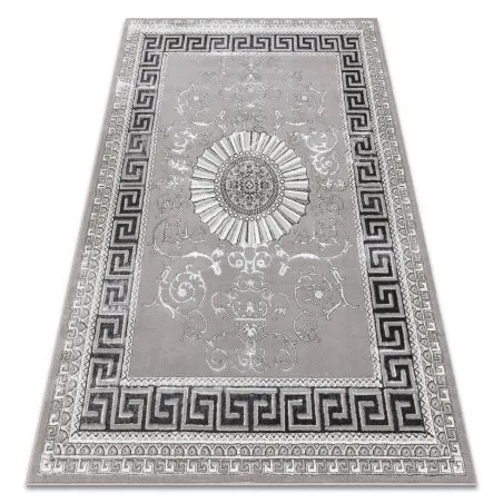 BLISS Z160AZ246 Teppich dunkelgrau / grau – Rahmen, griechisch, Exklusiv, strukturell