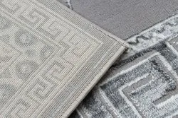 BLISS Z160AZ246 Teppich dunkelgrau / grau – Rahmen, griechisch, Exklusiv, strukturell