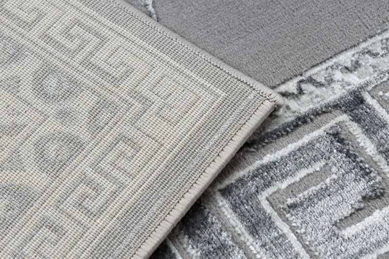 BLISS Z160AZ246 Teppich dunkelgrau / grau – Rahmen, griechisch, Exklusiv, strukturell