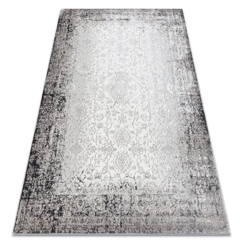 BLISS Z226AZ226 Teppich creme / grau – Rahmen, Ornament, modern, strukturell