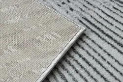 BLISS Z206AZ256 Teppich hellgrau / grau – Linien, modern, strukturell