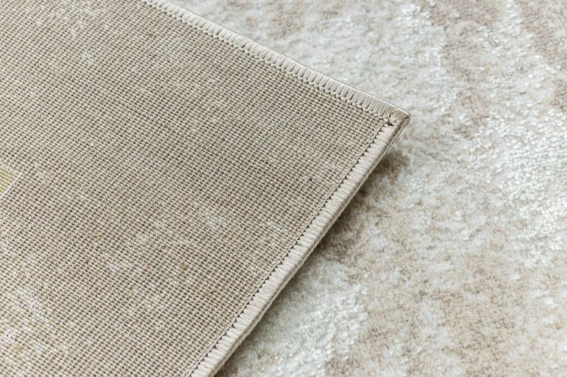BLISS Z203AZ137 Teppich creme / gold – Rahmen, griechisch, modern, strukturell