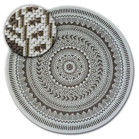 Runder Teppich aus Sisal, elegantes Design für jeden Raum, Teppiche Sisal Flachgewebe