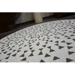 Runder Sisal Teppich in natürlicher Farbe, stilvolle Ergänzung für jedes Zuhause