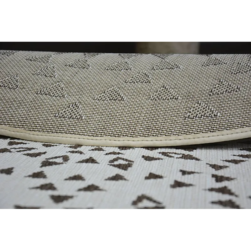 Runder Sisal Teppich, perfekt für Garten oder Terrasse