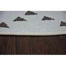 Sisal Teppich mit buntem Glasdesign, ideal für das Kinderzimmer