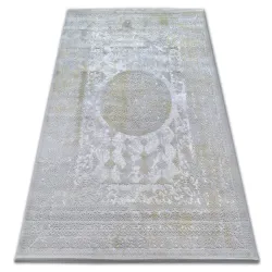 Teppich ACRYL VALENCIA ORNAMENT grau / senf