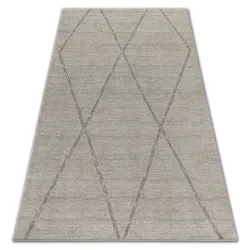 Teppich SOFT ETHNO RHOMBUS sahne / hellbraun