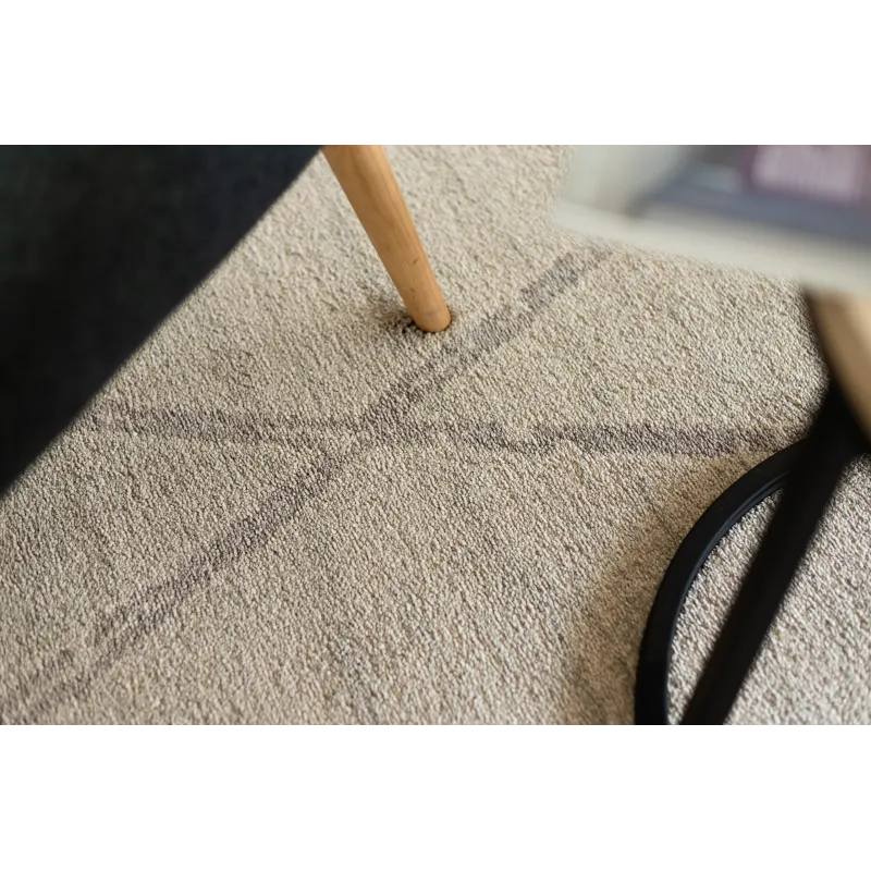 Ethno Teppich in creme, ideal für Schlafzimmer oder Kinderzimmer