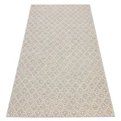 Teppich SCHNURGEBUNDEN SISAL BOHO 46299651 Rauten beige