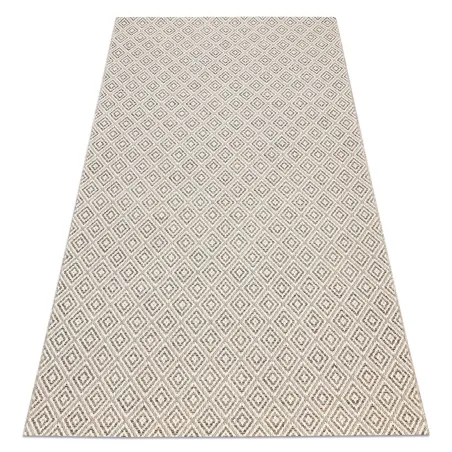 Teppich SCHNURGEBUNDEN SISAL BOHO 46299651 Rauten beige