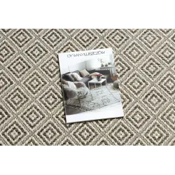 Teppich SCHNURGEBUNDEN SISAL BOHO 46299651 Rauten beige