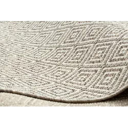 Teppich SCHNURGEBUNDEN SISAL BOHO 46299651 Rauten beige