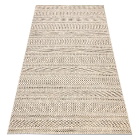 Teppich SCHNURGEBUNDEN SISAL BOHO 46209651 Streifen beige