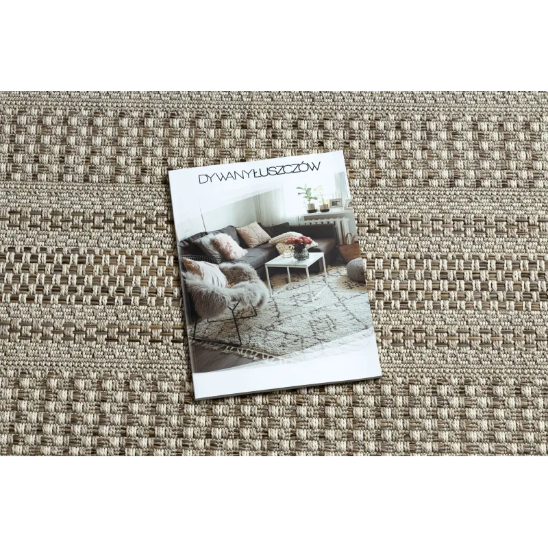 Teppich SCHNURGEBUNDEN SISAL BOHO 46209651 Streifen beige