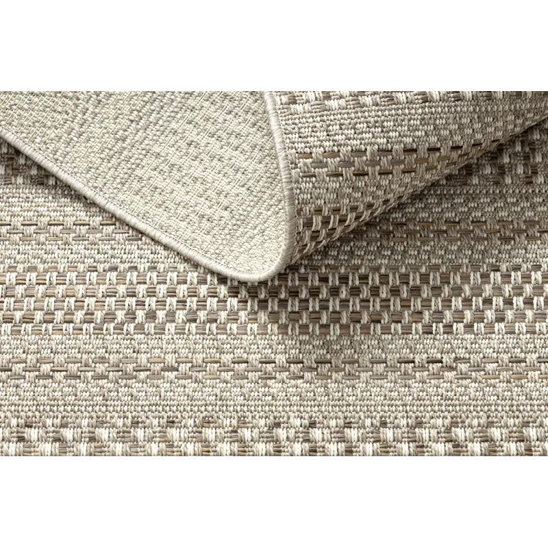 Teppich SCHNURGEBUNDEN SISAL BOHO 46209651 Streifen beige