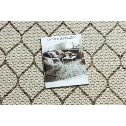 Teppich SEIL SISAL BOHO 46211061 Klee Karo beige