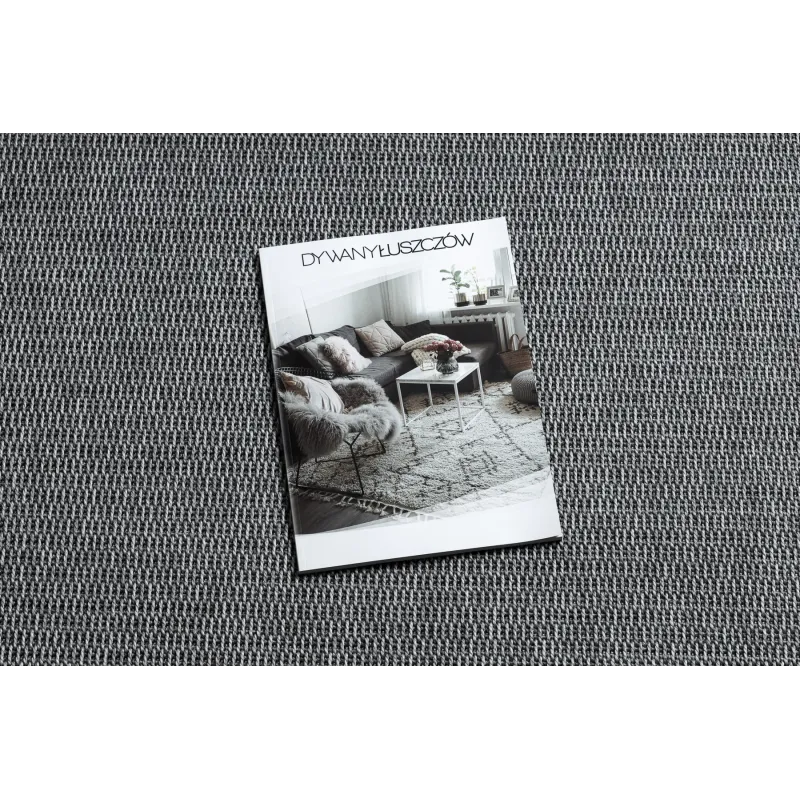 Teppich SCHNURGEBUNDEN SISAL BOHO 46201575 Rahmen grau