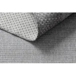 Teppich SCHNURGEBUNDEN SISAL BOHO 46201575 Rahmen grau