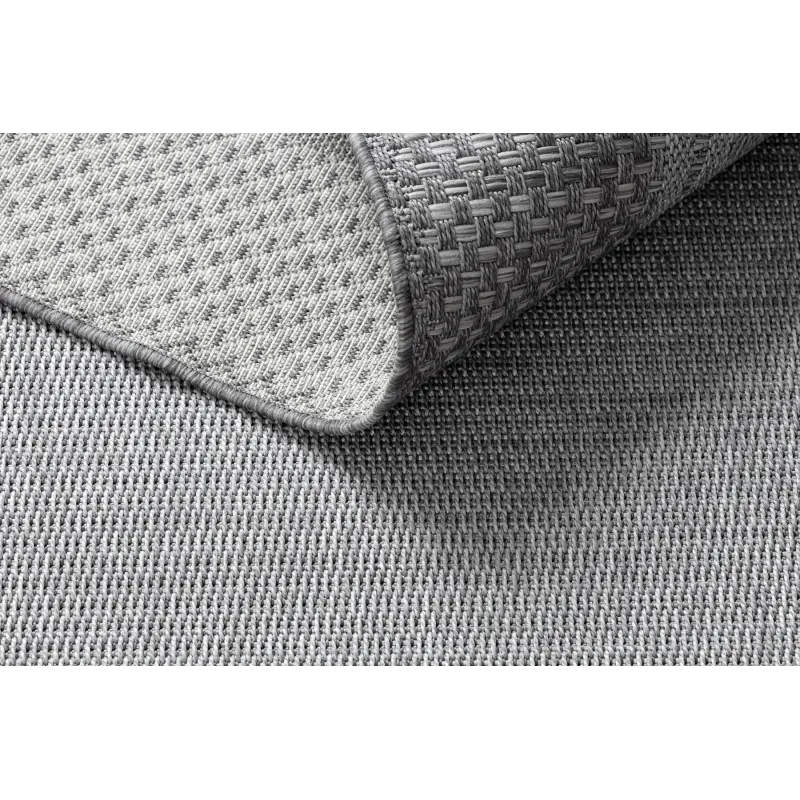 Teppich SCHNURGEBUNDEN SISAL BOHO 46201575 Rahmen grau