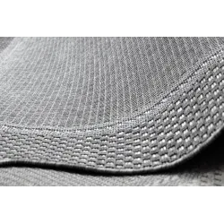 Teppich SCHNURGEBUNDEN SISAL BOHO 46201575 Rahmen grau