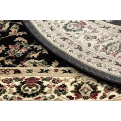 Teppich ROYAL ADR oval Muster 1745 schwarz