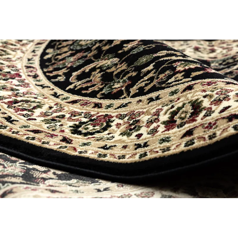 Teppich ROYAL ADR oval Muster 1745 schwarz