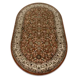 Teppich ROYAL ADR oval Muster braun
