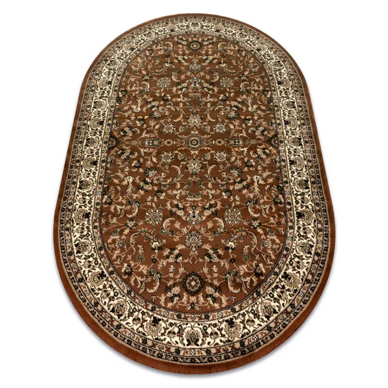 Teppich ROYAL ADR oval Muster 1745 braun