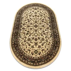 Teppich ROYAL ADR oval Muster Karamell