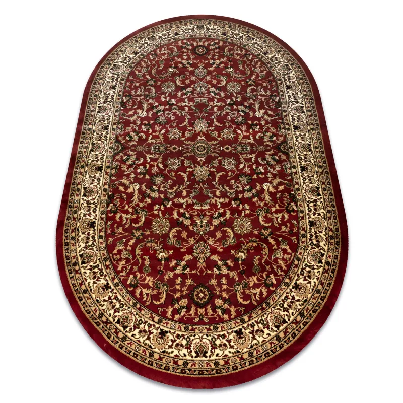 Teppich ROYAL ADR oval Muster 1745 Bordeaux