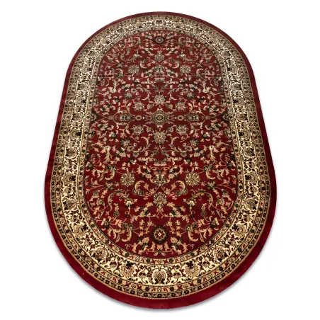 Teppich ROYAL ADR oval Muster 1745 Bordeaux