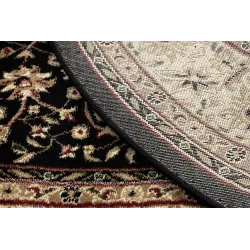 Teppich ROYAL ADR oval Muster 521 schwarz