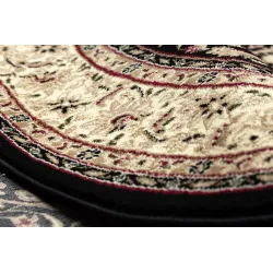 Teppich ROYAL ADR oval Muster 521 schwarz