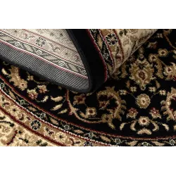 Teppich ROYAL ADR oval Muster 521 schwarz