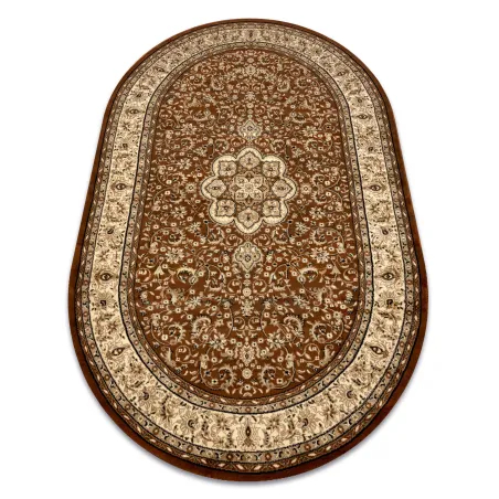 Teppich ROYAL ADR oval Muster 521 braun